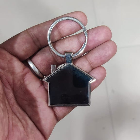 Keychain Metal ( House 2 ) – For Both Side Engraving