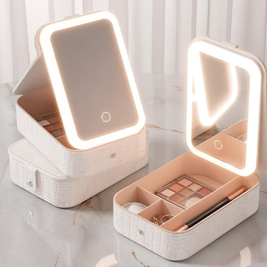 Table Lamp Makeup Mirror | LED Vanity Mirror for Dressing Table ( Mix Color )