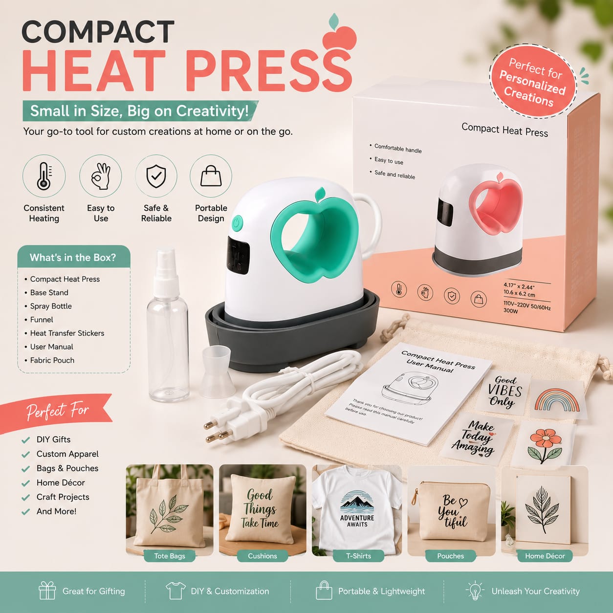 New Mini Heat Press Machine