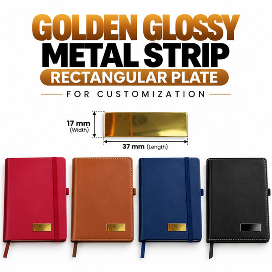Rectangle Metal Strips Golden Glossy / For Marking