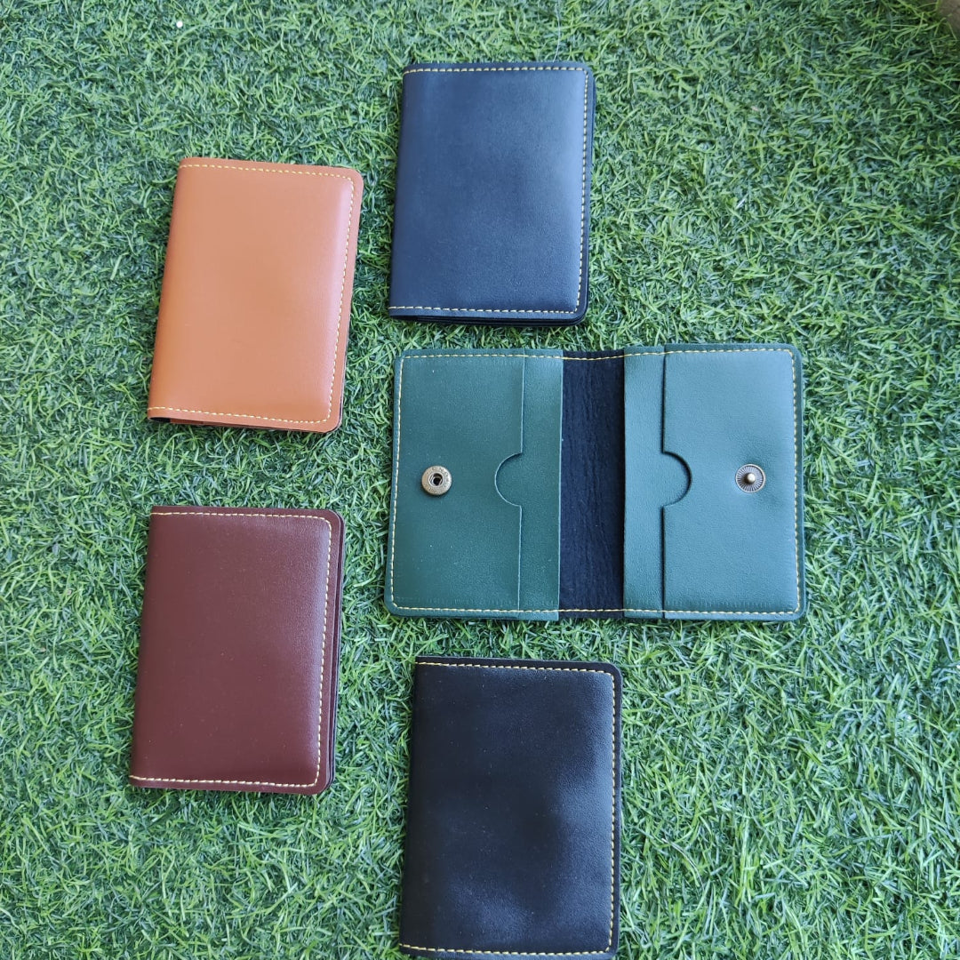 Faux Leather Card Holder