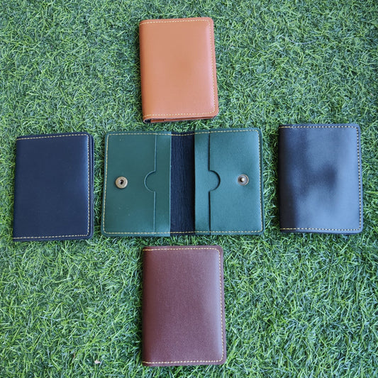 Faux Leather Card Holder