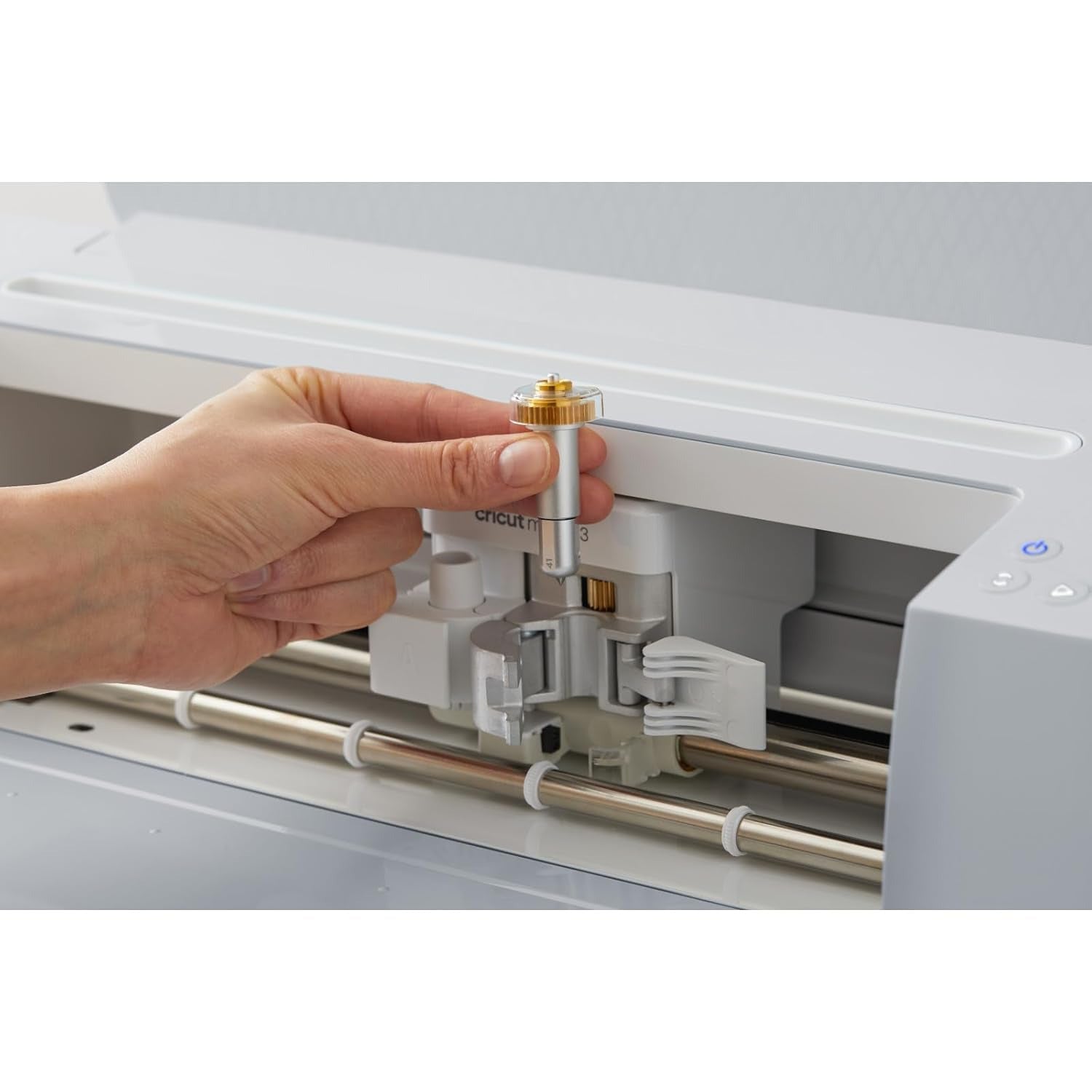 Cricut QuickSwap Engraving Tip + Housing, Silver