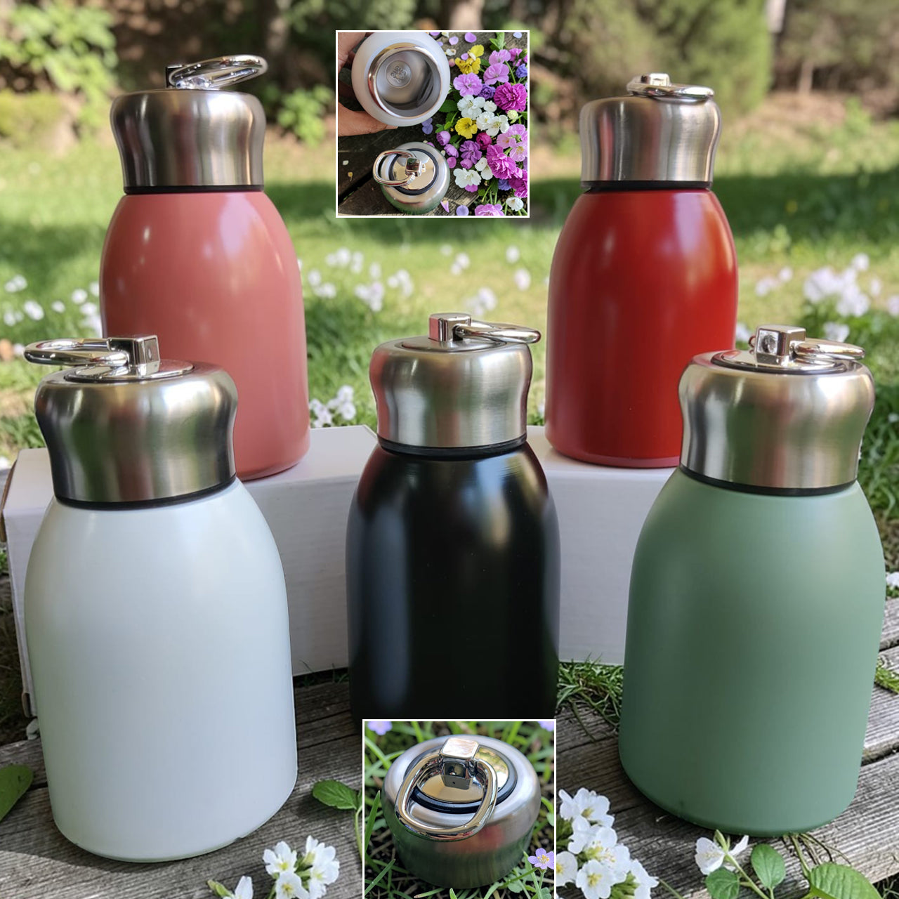 Mini Stainless Steel Bottle - 300 ml / Mix Colors