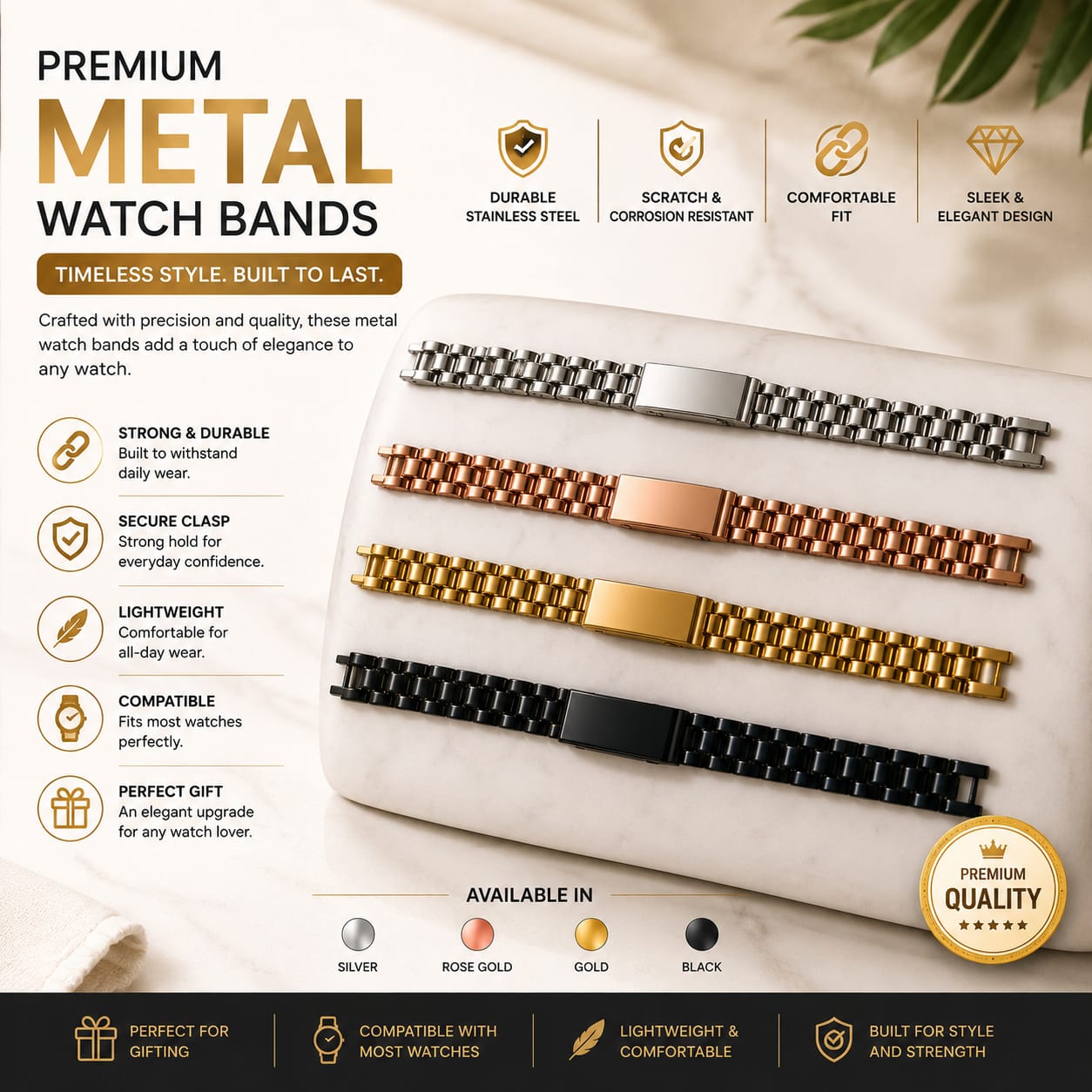Phantom bracelet – Mix Color ( Golden /  Silver / Rose gold / Black)