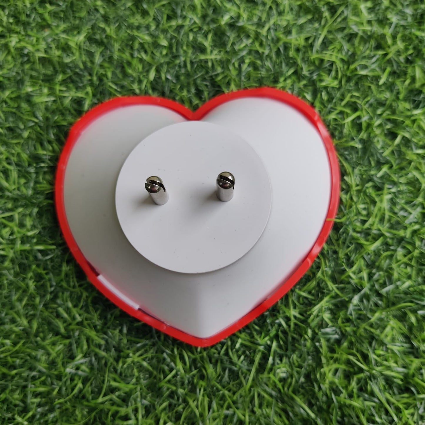 Sublimation Plastic LED Night  Lamp | Heart | 3 x 3.5 Inch