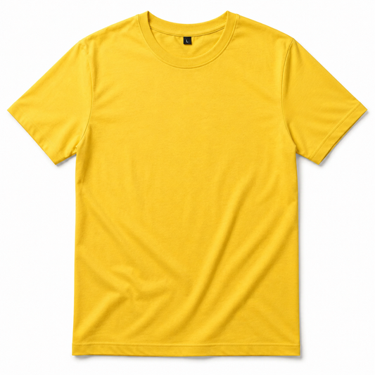 Cotton Tshirt ( Yellow )