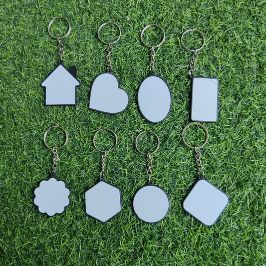 Black Metal Keychain (Sublimation)