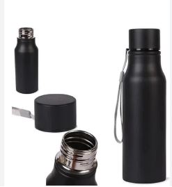 Stainless Steel Bottle | Black | 500 ml | For Engraving / UV