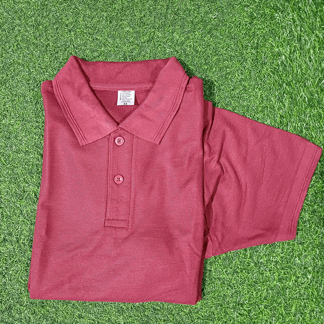 Collar Matty T-shirt ( Maroon )