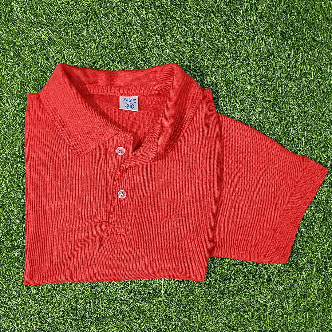 Collar Matty Tshirt ( Red )