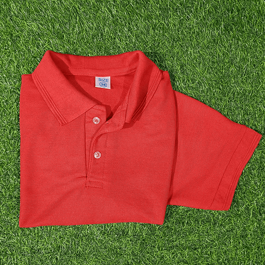 Collar Matty Tshirt ( Red )