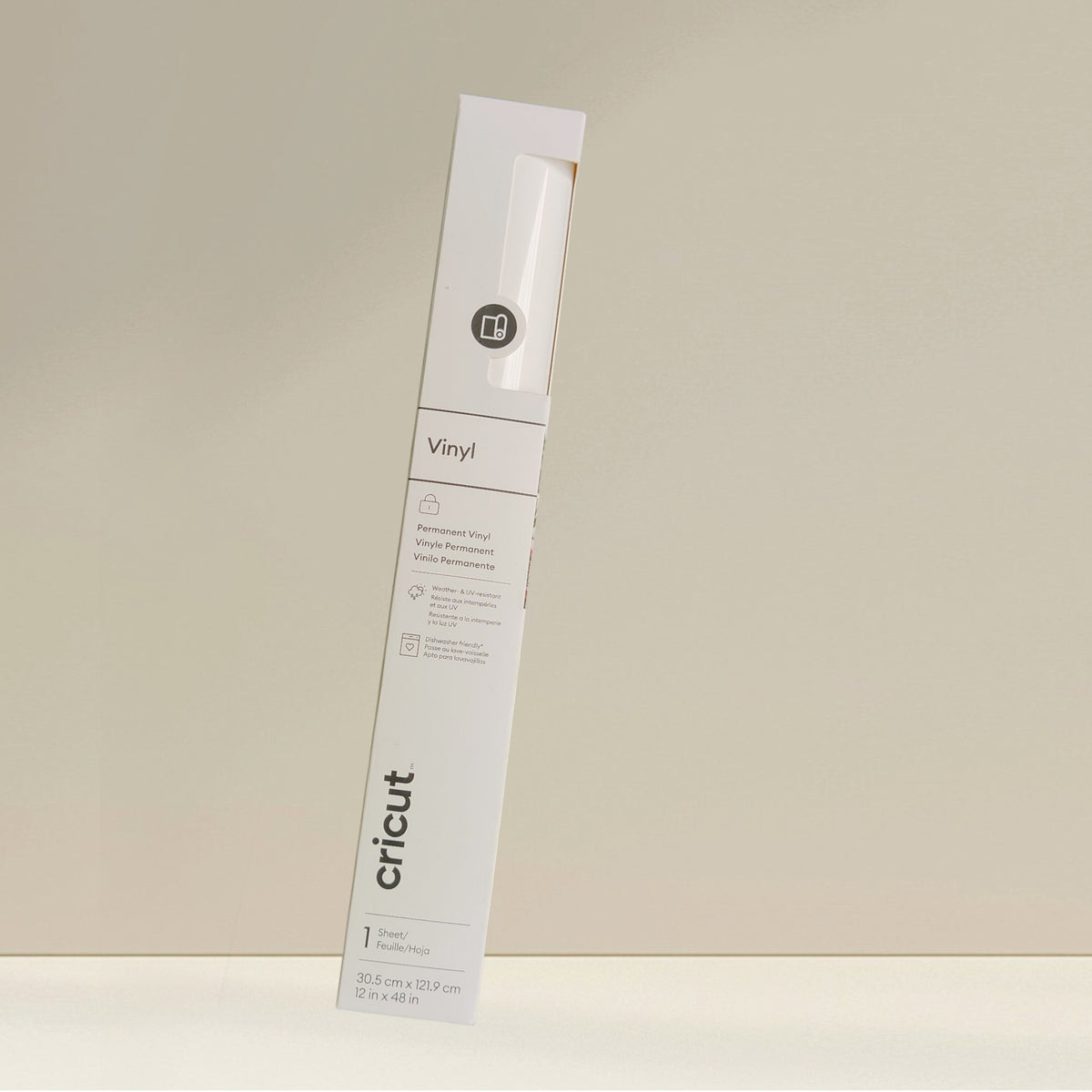 Cricut Permanent White Vinyl ( 12 in x 48 in )