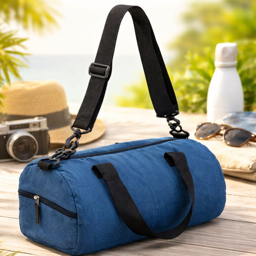 Denim Duffle Bags (9X14X8.5) - Mix Color