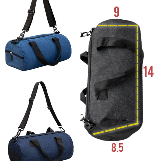 Denim Duffle Bags (9X14X8.5) - Mix Color