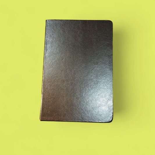 Diary – DGD01 – Black Leather ( Size A5 / 90 Pages)