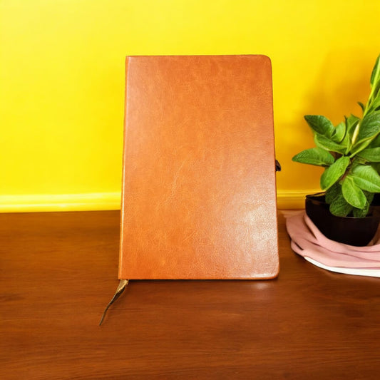 Diary – DGD01 – Brown Leather ( Size A5 / 116 Pages)
