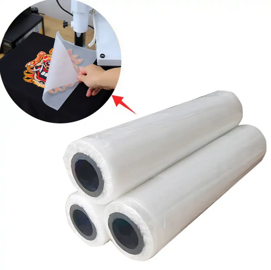 DTF PET Film Roll 24 inch x 100 mtr (Double Side Frosted)