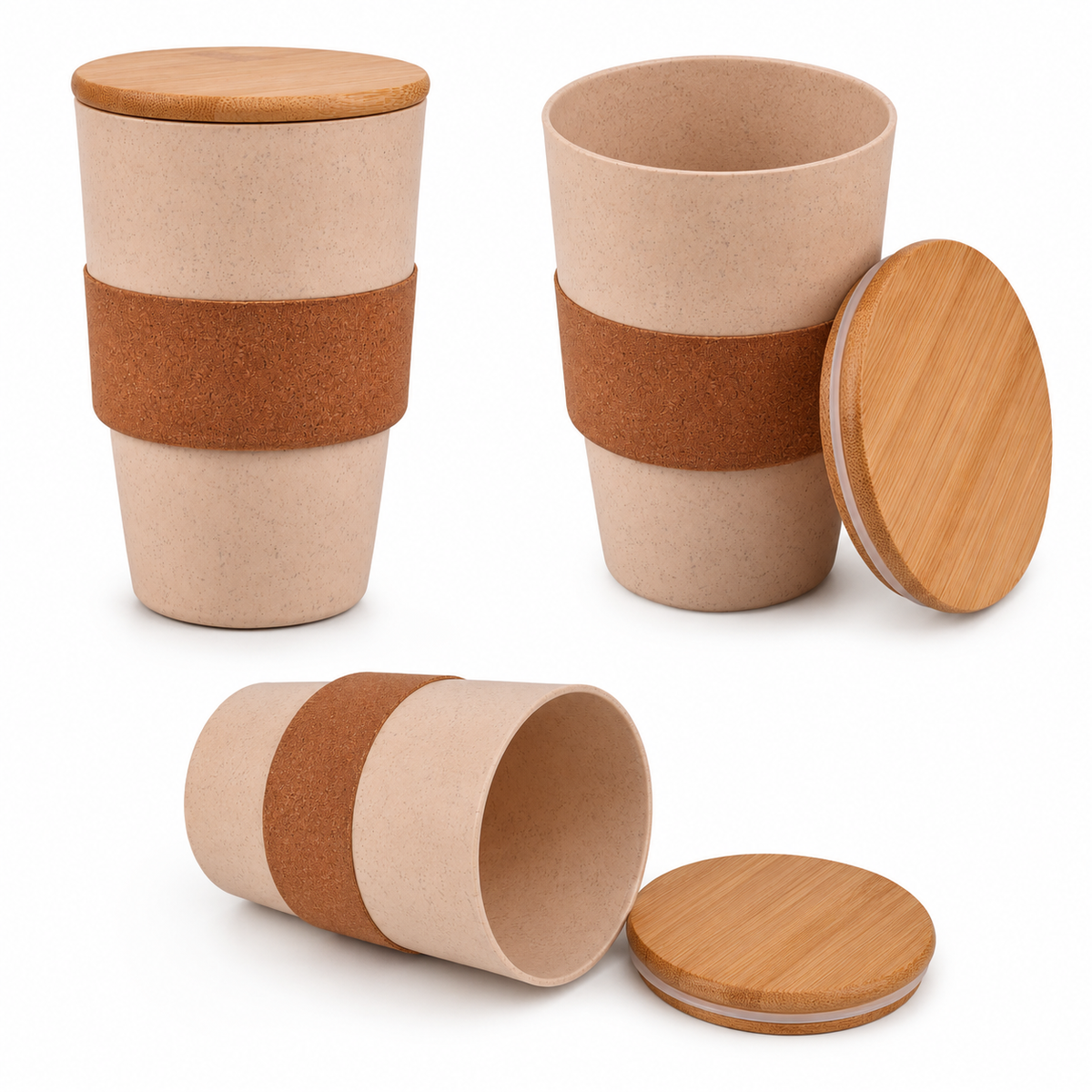 Eco Cork Mug – Wheat Fibre Eco-Friendly Mug | 450 ML