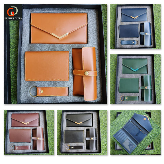 Faux Leather Women’s Combo Set of 4