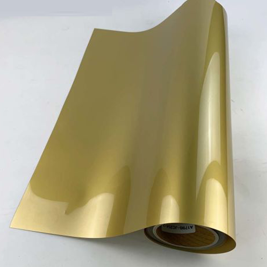 Heat Transfer Gold Pu Matt Vinyl (per meter)