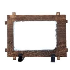 Stone With Wooden Base (12×17 cm ) (SH-38)