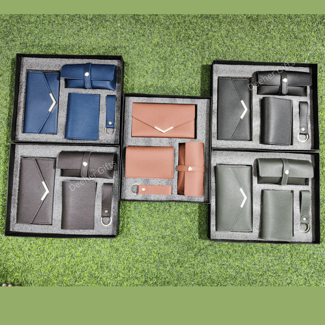 Imported Leather Womens Combo Set of 4