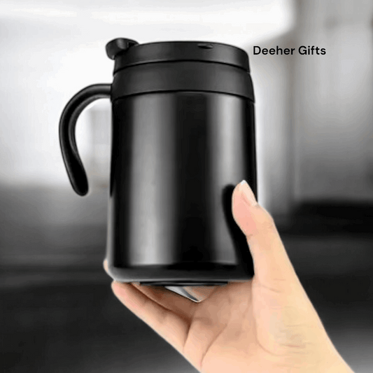 Insulted Coffee Mug with Handle | Black | For Engraving / UV