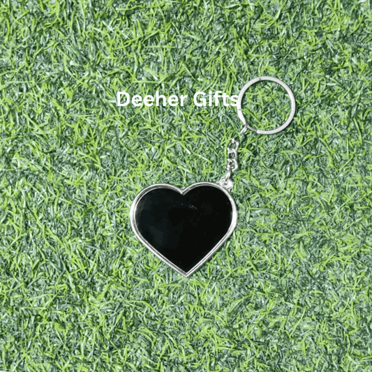 Keychain Metal ( Heart ) – For Both Side Engraving