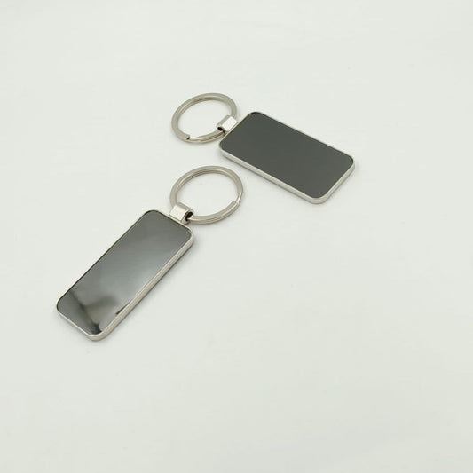 Keychain Metal - Rectangle long (Chinese) – For Both Side Engraving