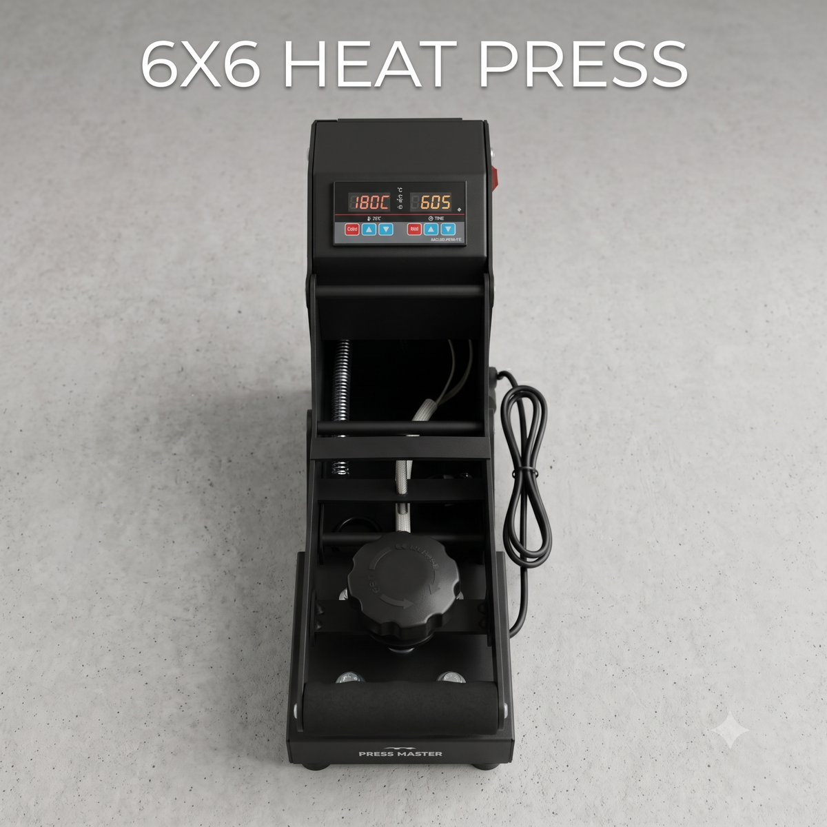 Label Press Machine - 6x6 inch (Heavy duty)