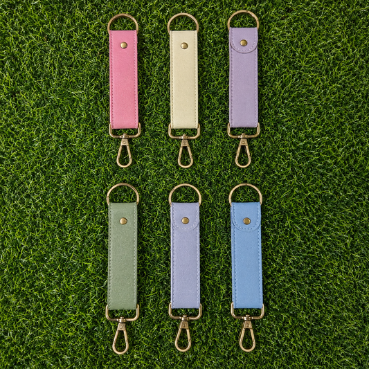 Leather Keychain Pastel Colors (New Foam) – Mix Color