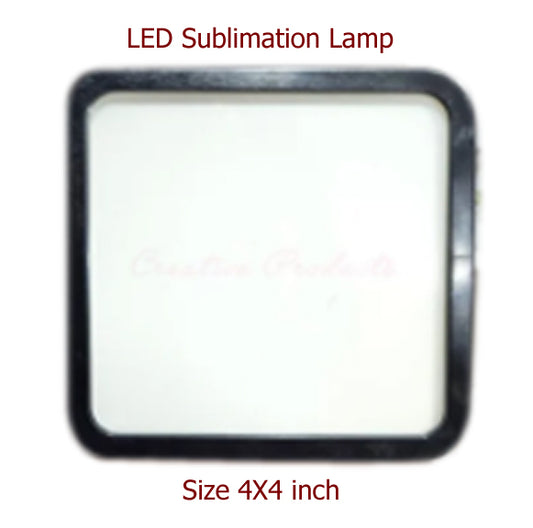 Sublimation Plastic LED Night Lamp | Square | 4 x 4 Inch