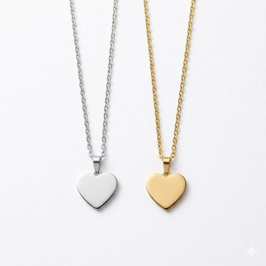 Metal Pendant Heart (Big Size )