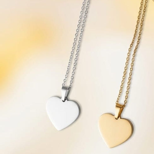 Metal Pandant Heart (Small size )