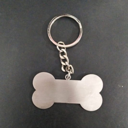 Stainless Steel Keychain ( Bone ) – For Marking