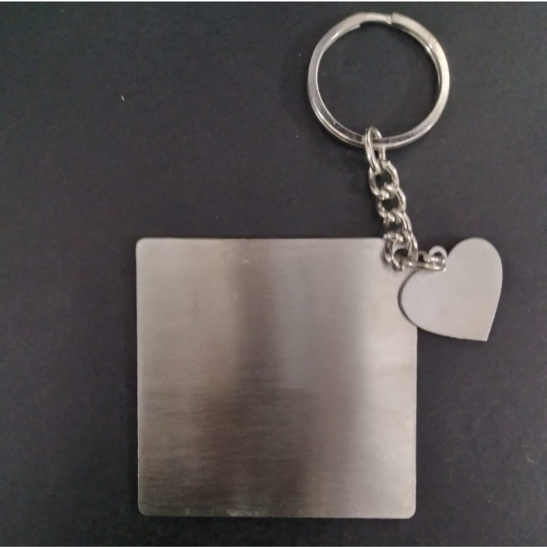 Stainless Steel Keychain ( Square ) – For Marking