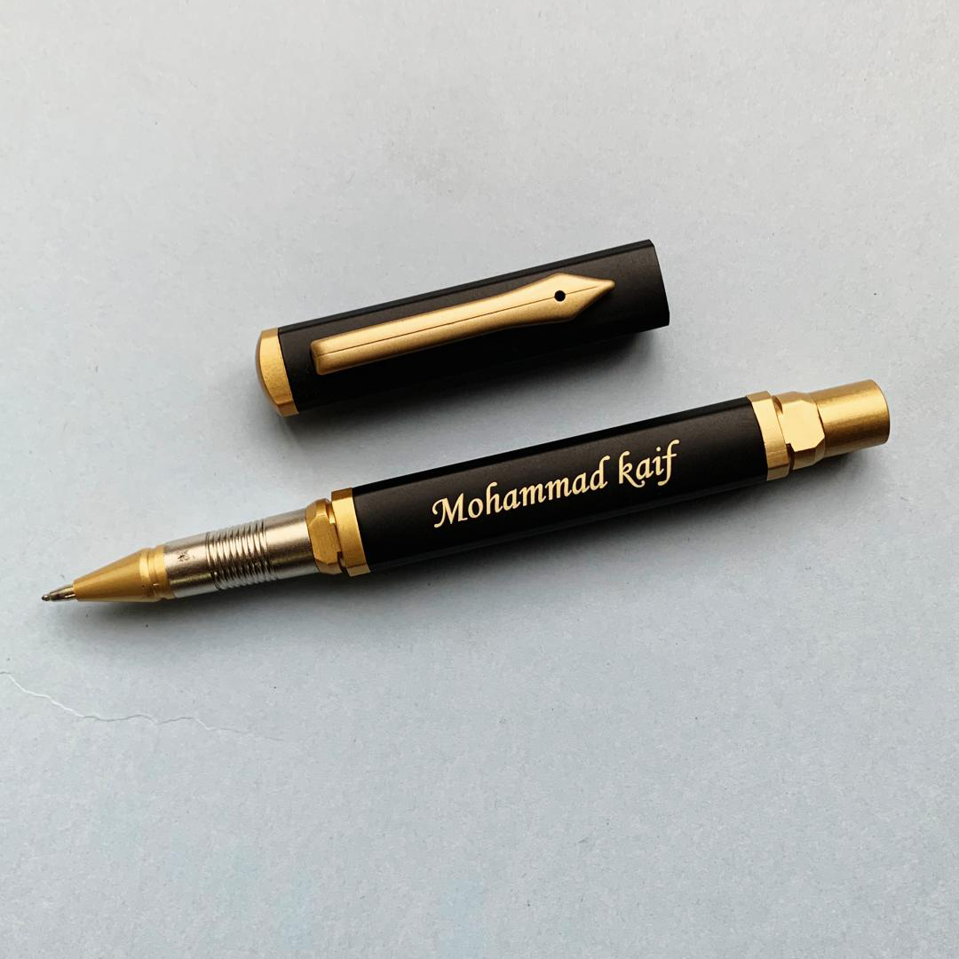 Pen ( Black Matt) (For Engraving /UV Printing)