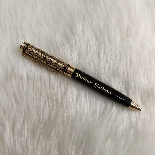 Pen ( Black Zari ) (For Engraving /UV Printing)