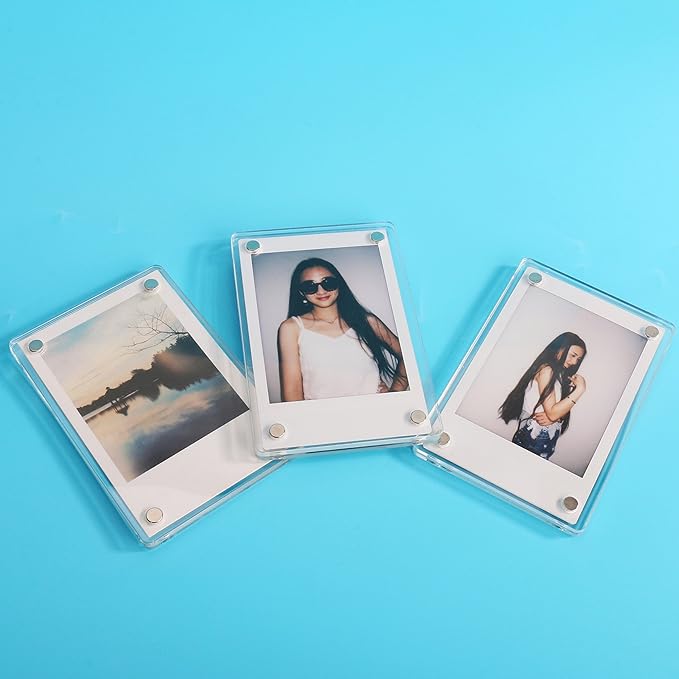 Polaroid Acrylic Magnetic Photo Frame (2.5 × 3.5 inch Approx.)