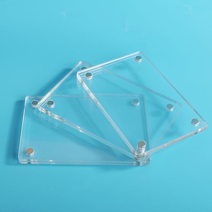 Polaroid Acrylic Magnetic Photo Frame (2.5 × 3.5 inch Approx.)