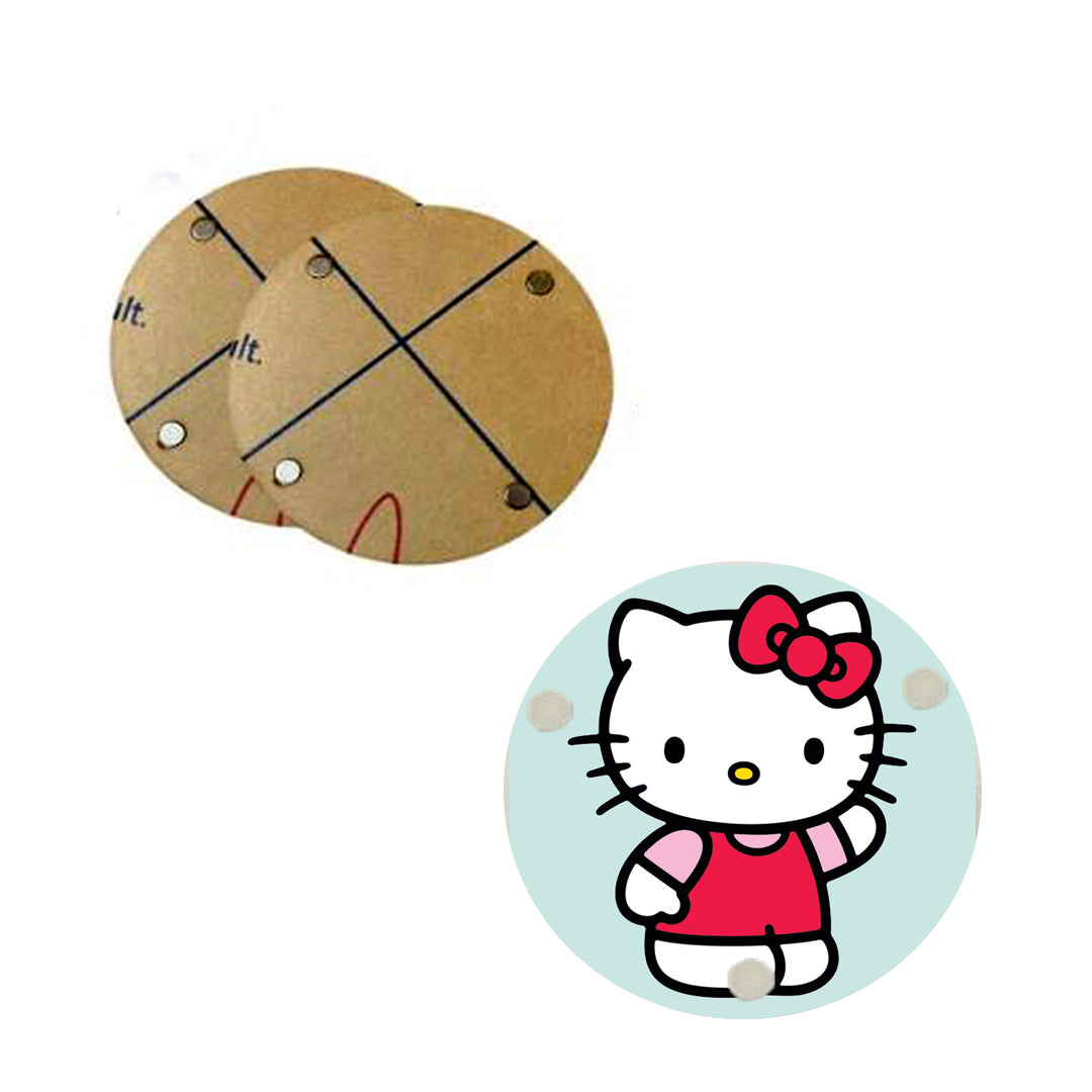 Polaroid Acrylic Magnetic Photo Frame (Circle / 3 × 3 inch)