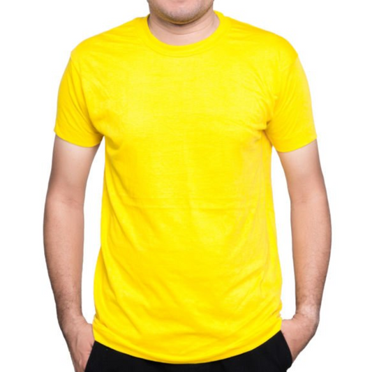 Polyester T-shirt (Yellow)