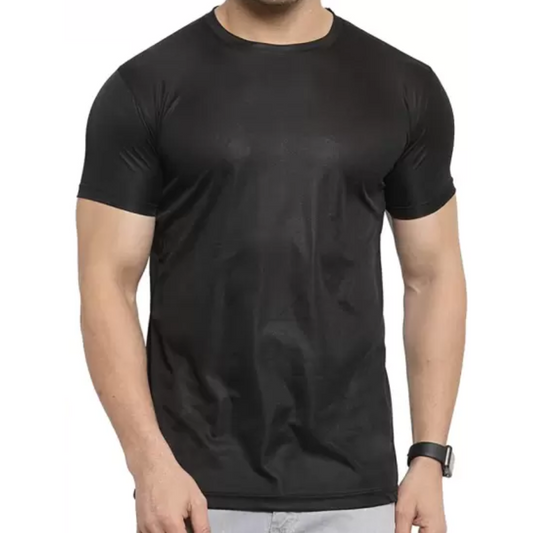 Polyster Tshirt ( Black )