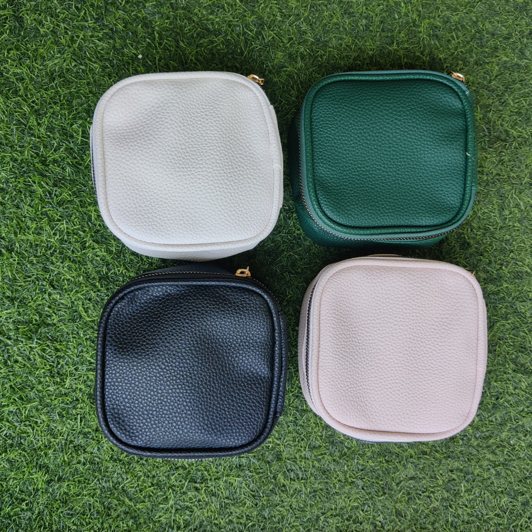 Premium Leather Jewellery Organizer (Size 5X5 inches)