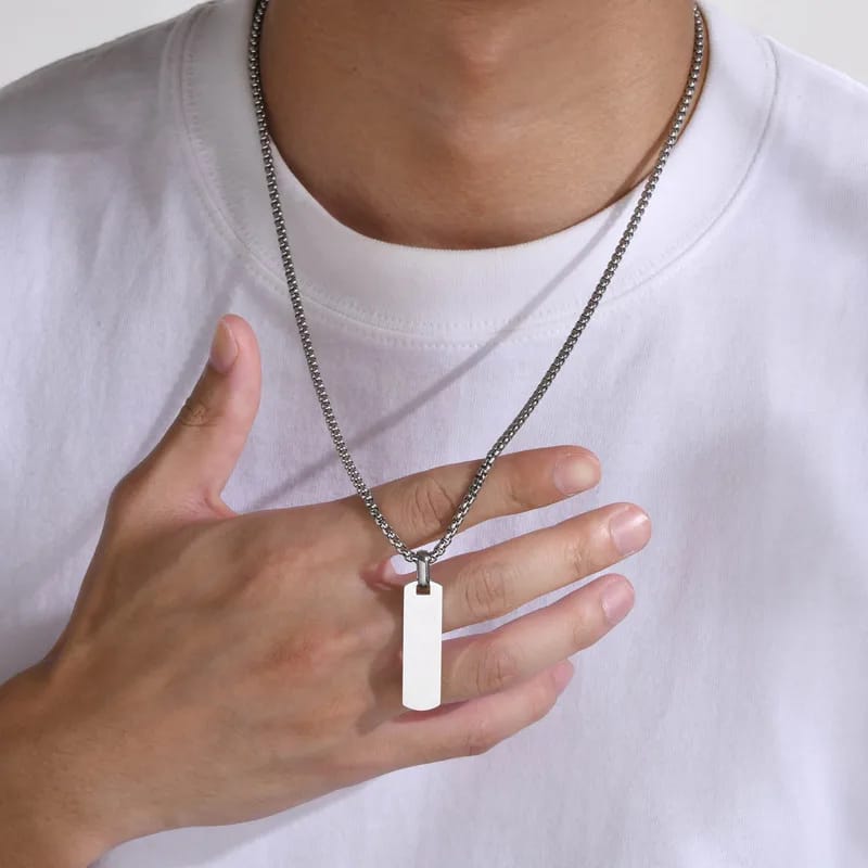 Premium Quality Stainless Steel Metal Lio Pendant ( Black / Golden / Silver)