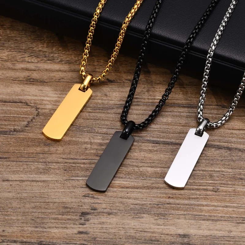 Premium Quality Stainless Steel Metal Lio Pendant ( Black / Golden / Silver)