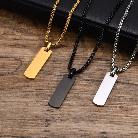 Premium Quality Stainless Steel Metal Lio Pendant ( Black / Golden / Silver)