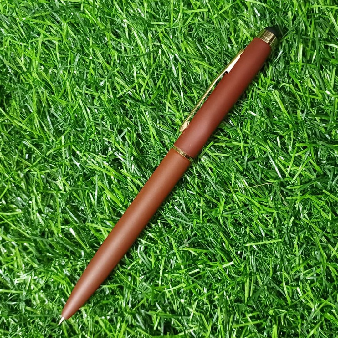 Metal Pen ( Stylus - Dark Brown ) (For Engraving /UV Printing)