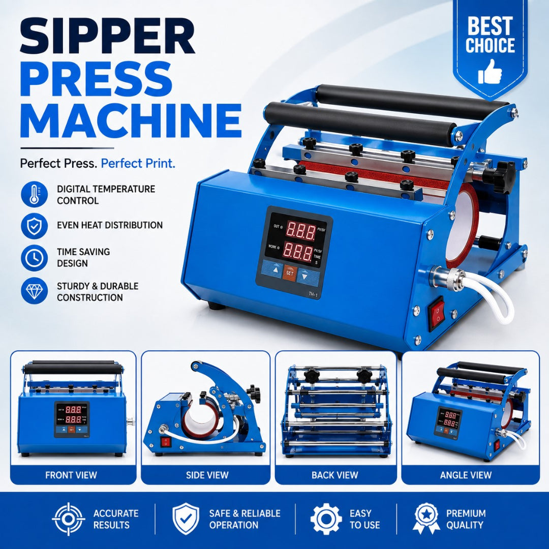 Sipper Press Machine - Heavy Duty